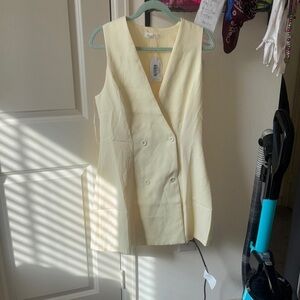 Billy J Boutique- Hani Mini Dress - Soft Yellow